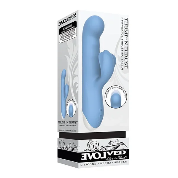 Evolved Thump N Thrust Rechargeable Dual Stim – Blue
