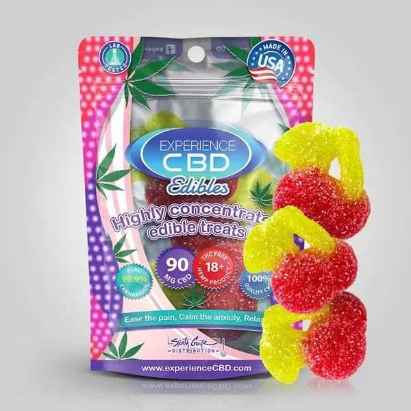 EXPERIENCE CBD 90MG GUMMY CHERRY 3PC (NET)
