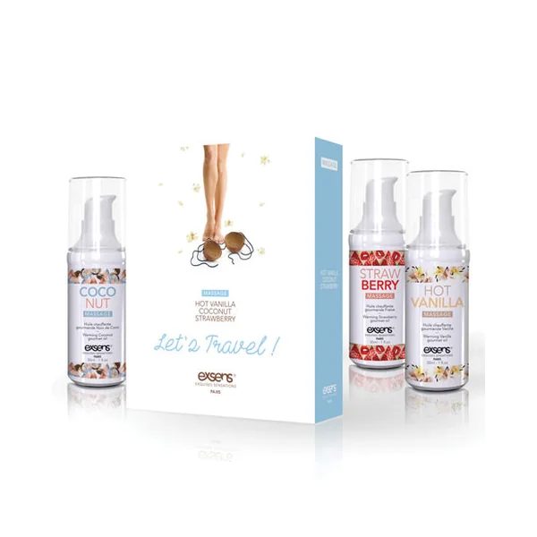Exsens Of Paris Let's Massage Oil Set