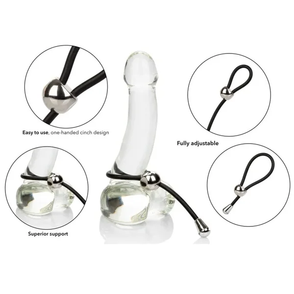 E-z Cinch Silicone Lasso Non Vibrating Adjustable Penis Ring