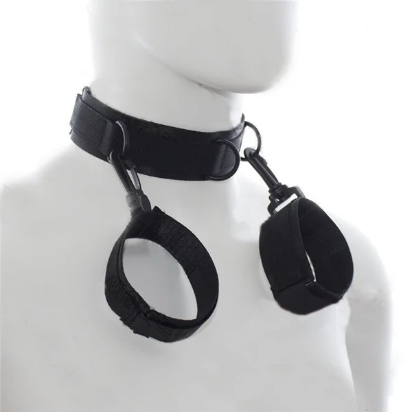 fantasy Body Harness Restraint Bondage Boutique Collar and Cuff BDSM Extreme Expandable cosplay game sex toys for couples