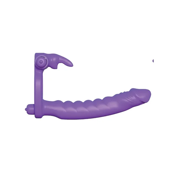 Fantasy C-Ringz Silicone Double Pene Rabbit – Purple