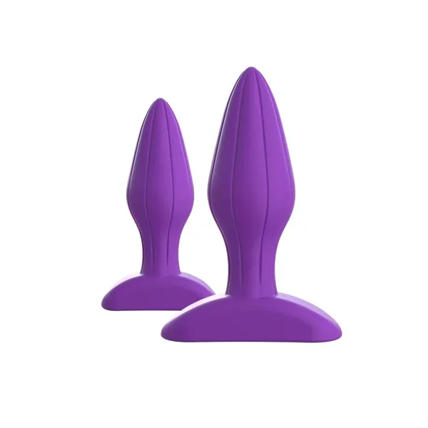 Fantasy For Her Designer Love Plug Set Anal Play Kit Silicone – Purple