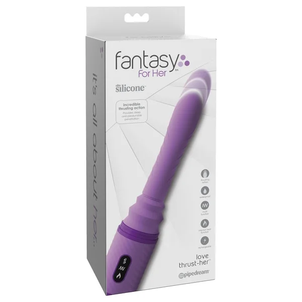 Fantasy For Her Love Thrust Her Thrusting Vibrator 6.25" by Pipedream Products®