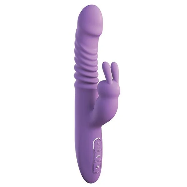 Fantasy For Her Ultimate Thrusting Silicone Rabbit - Purple