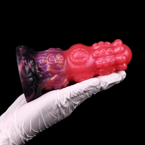 Fantasy Tentacle Dildo Butt Plug – Spiral Silicone Anal Masturbation Sex Toys for Women