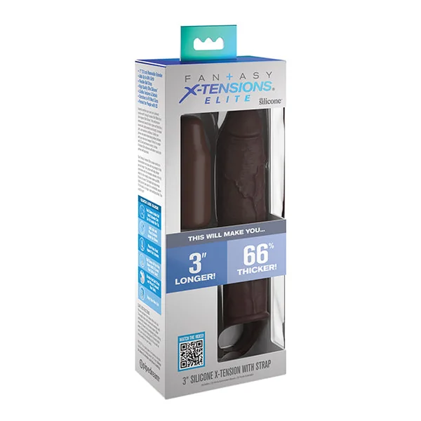 Fantasy X-tensions Elite 7" Extension W/strap - Brown