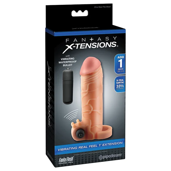 Fantasy X-Tensions - Vibrating Real Feel 1" Extension - Light