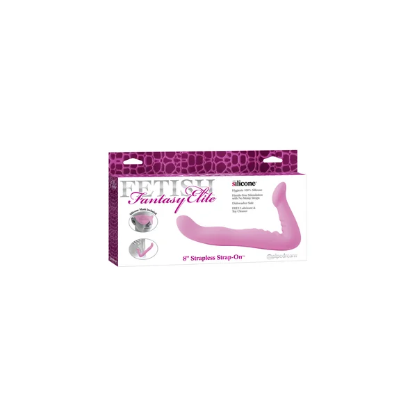 FETISH FANTASY ELITE 8IN STRAPLESS STRAP ON PINK