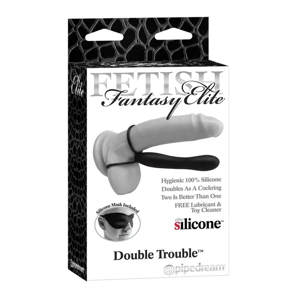 FETISH FANTASY ELITE DOUBLE TROUBLE BLACK