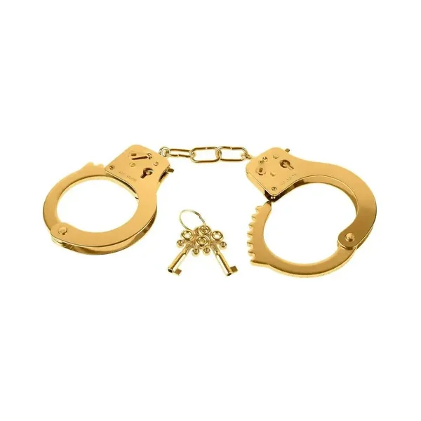 Fetish Fantasy Gold Metal Cuffs