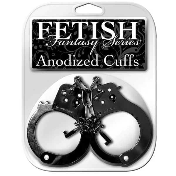 Fetish Fantasy Series Anodized Cuffs Black