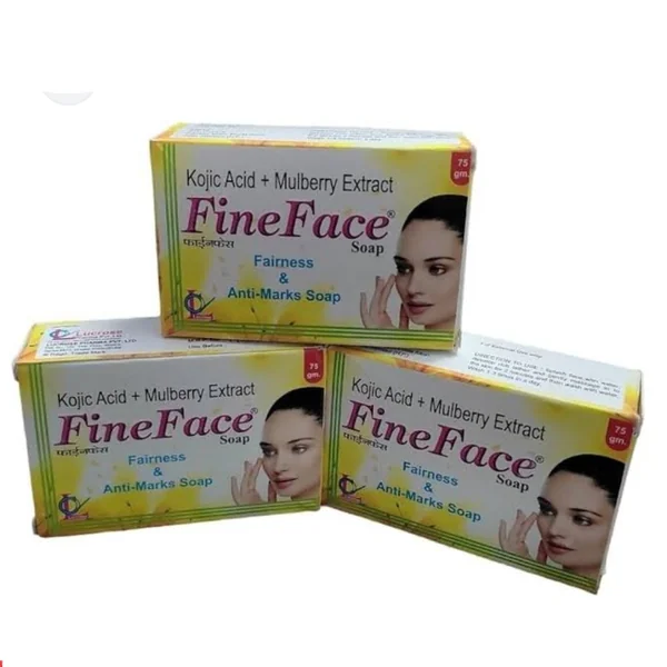 FINEFACE SOAP PACK OF 3 (75g EACH)