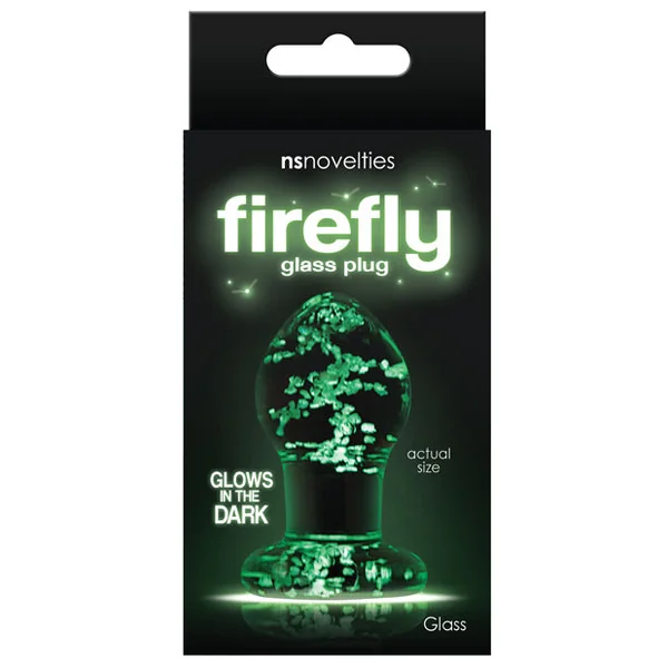 Firefly Clear Glass Plug - Glow