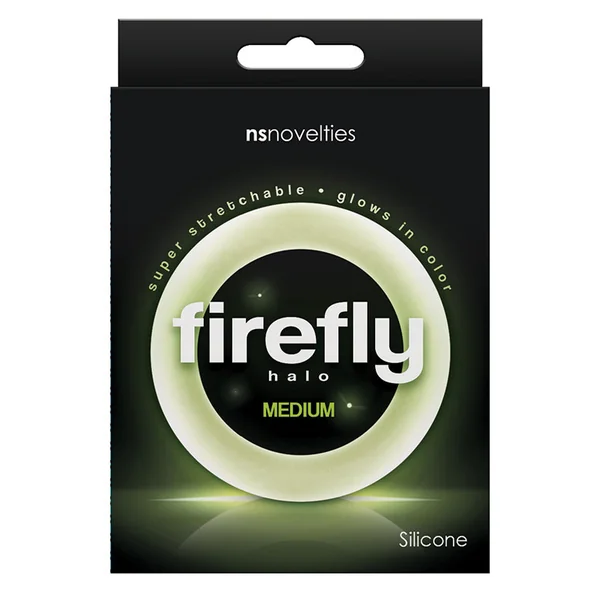Firefly Halo Medium C-Rings - Glow-In-The-Dark Clear (3 Pack)