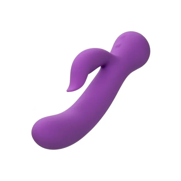 First Time Silicone Rechargeable Pleaser Rabbit Vibrator – Purple