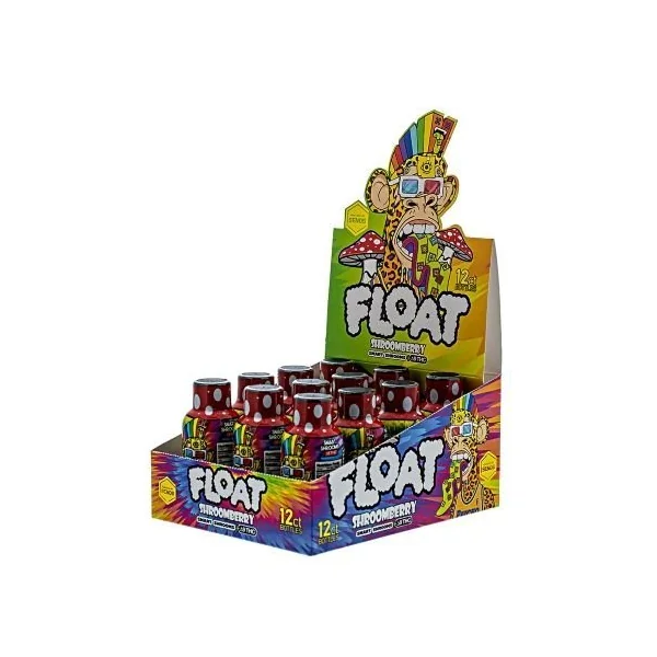 Float Mushroom Shot 2oz 12pc/Display Shroomberry