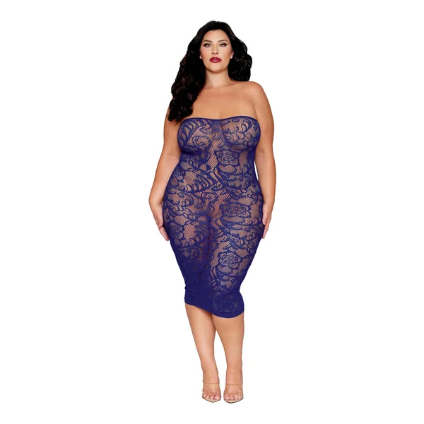 Floral Pattern Strapless Gown w/Removable Shrug 2 pc Set - Eclipse QN