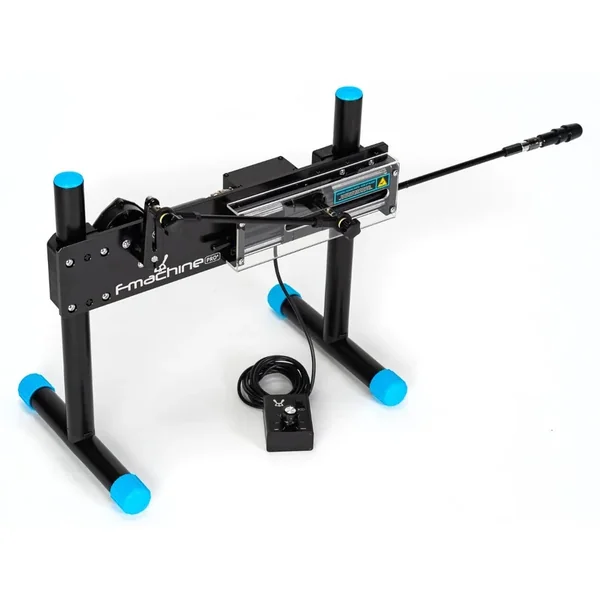 F-Machine – Pro4 Black Sex machine | Interchangeable Vac-U-Lock Toy Adapter