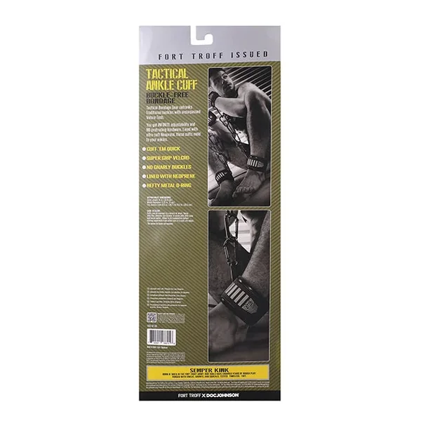 Fort Troff Tactical Ankle Cuffs – Black/Green