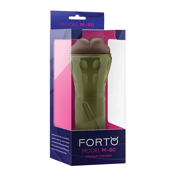 Forto Model M-80 Hard-Side Mouth Masturbator – Dark