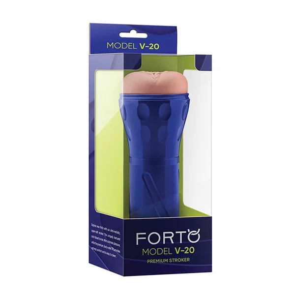 Forto Model V-20 Hard-Side Vagina Masturbator - Light
