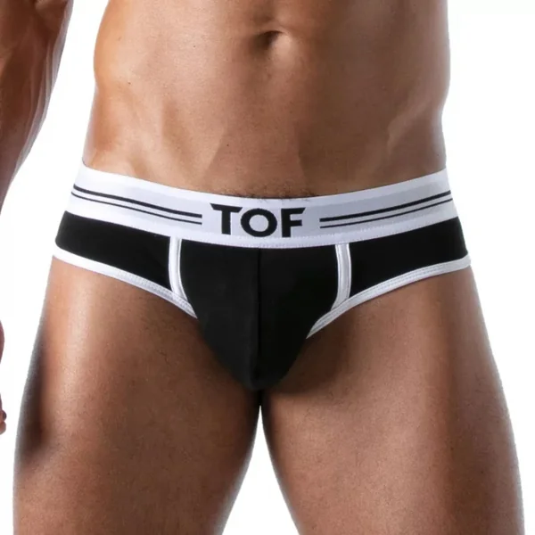 French Briefs Black – Size : L