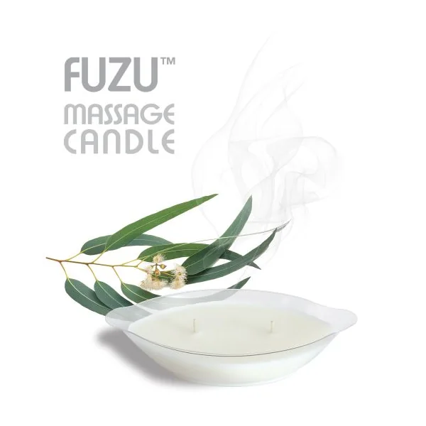 FUZU MASSAGE CANDLE EUCALYPTUS CALM 4 OZ