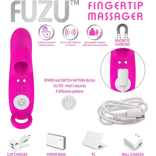 FUZU SENSA SKIN ACTIVATED FINGERTIP VIBE PINK