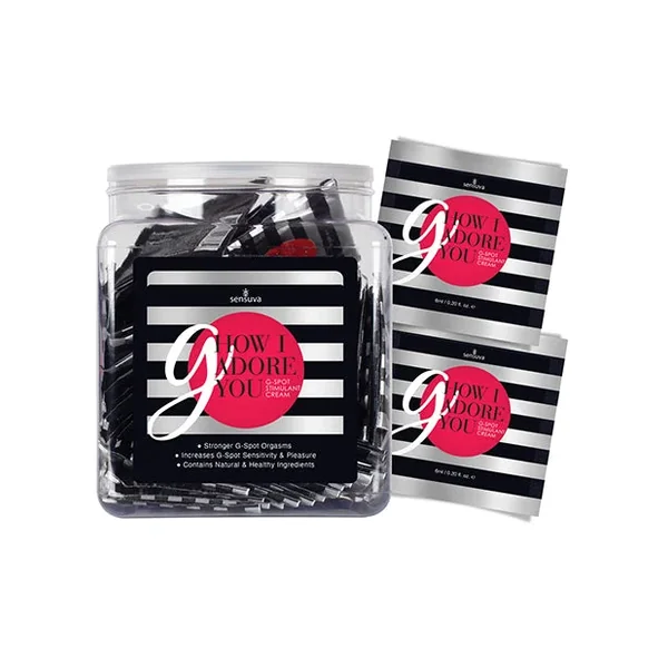 G How I Adore you G-Spot Enhancement Cream – Tub of 100 Single Use Packet