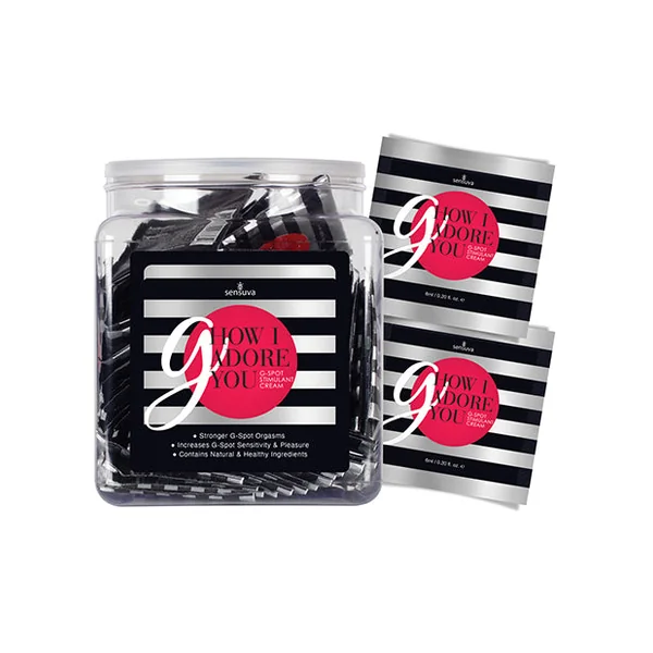 G How I Adore You G-spot Enhancement Cream - Tub Of 100 Single Use Packet