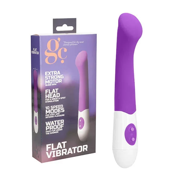 GC. Flat Vibrator – Purple 19 cm Vibrator