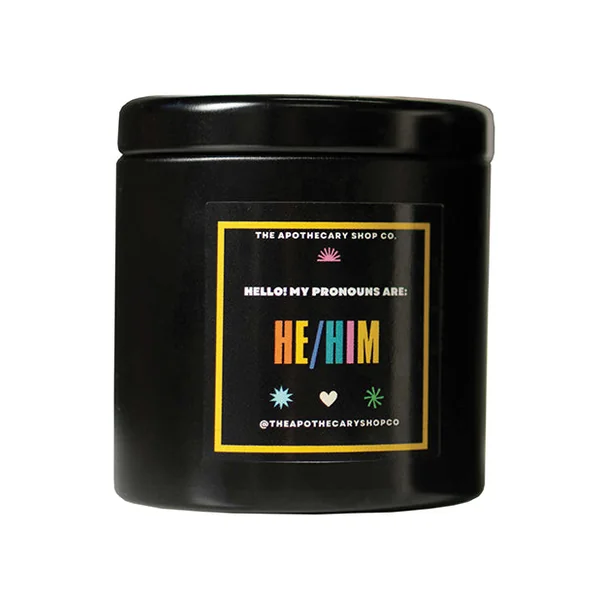 Gender Fluid He/him Candle