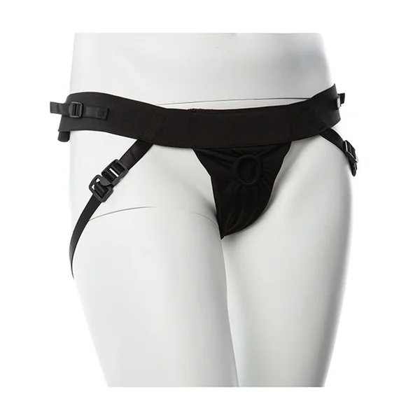 Gender Fluid Johnnie Strap On Harness - Black