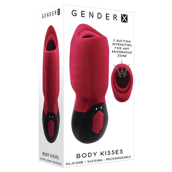 Gender X Body Kisses Vibrating Suction Massager