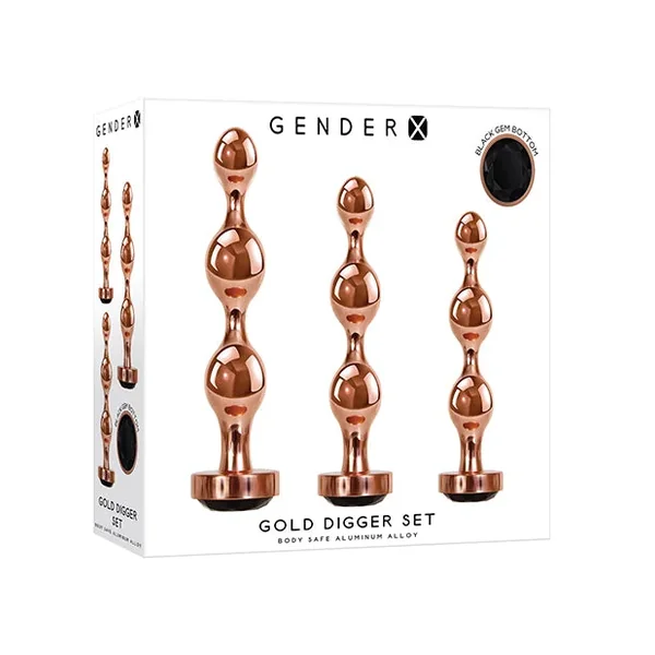 Gender X Gold Digger Set – Rose Gold/Black