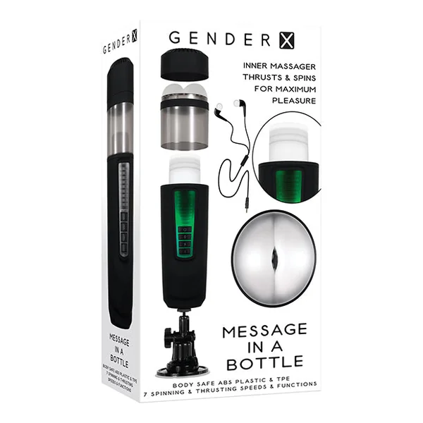 Gender X Message In A Bottle - Black