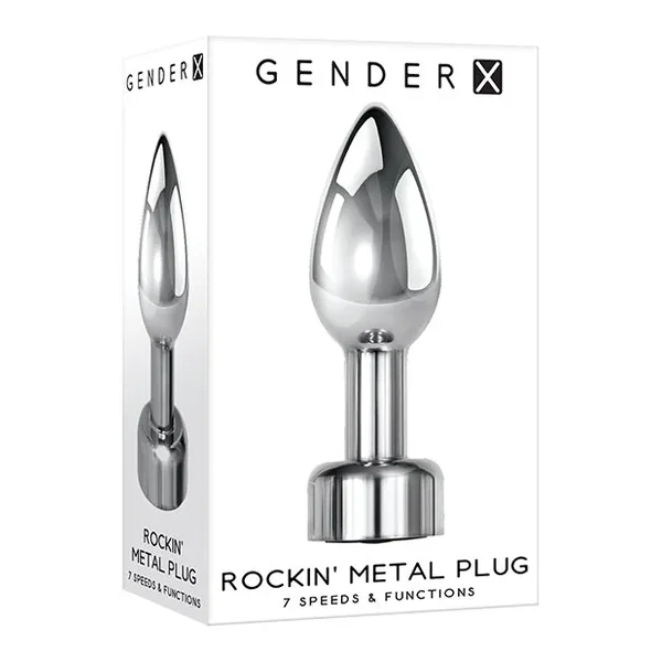 Gender X Rockin Metal Plug – Chrome