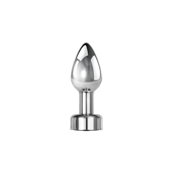 Gender X Rockin’ Metal Rechargeable Vibrating Aluminum Anal Plug, 3.0 Inch Insertable, 1.25 Inch Max Width