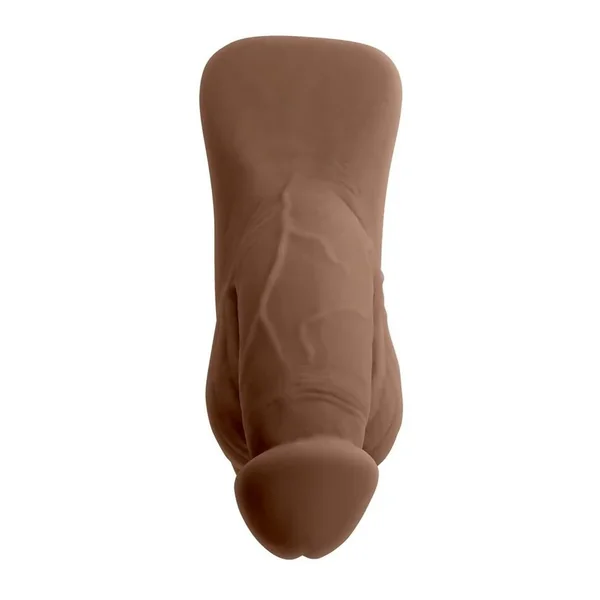 Gender X TPE Packer Dildo 4in – Chocolate