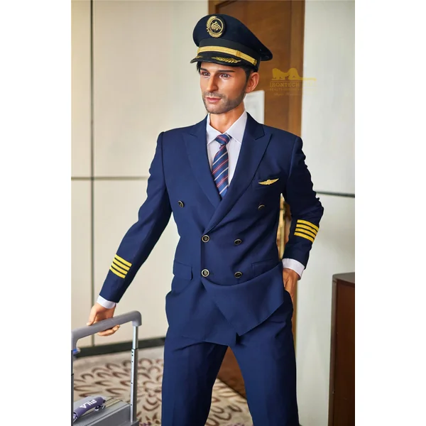 George 176cm( 5ft8) Pilot Silicone Male Sex Doll - IronTech Doll®
