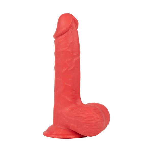 Get Lucky Ms. Ruby 7.5 Inch Dildo - Red