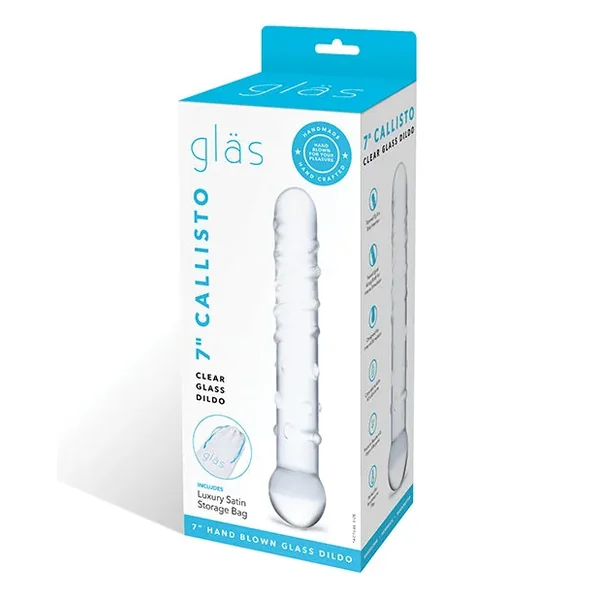 Glas Callisto Glass Dildo – Clear