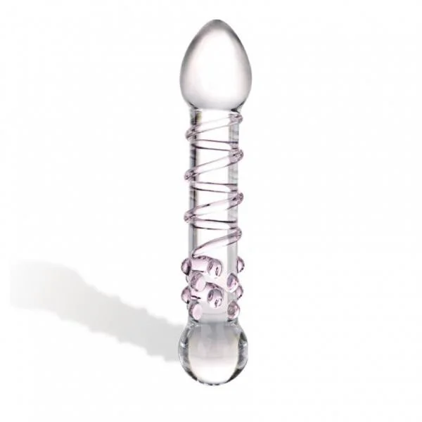 Glas Spiral Staircase Full Tip Glass Dildo
