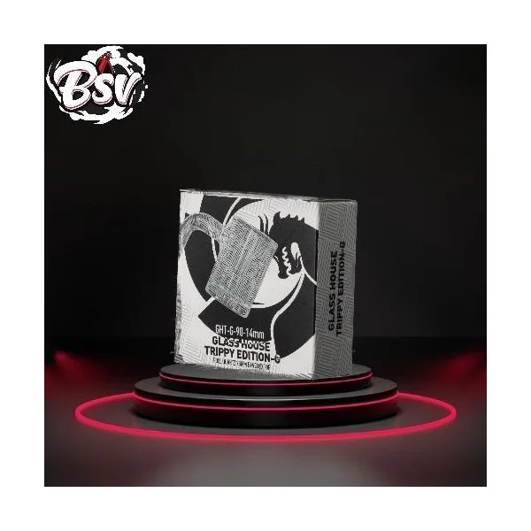 Glass House Flat Top Banger Trippy Edition Squares