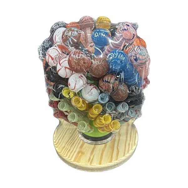 Glass Treez Rotating Chillum & Pipe Counter Top Display 100PCS