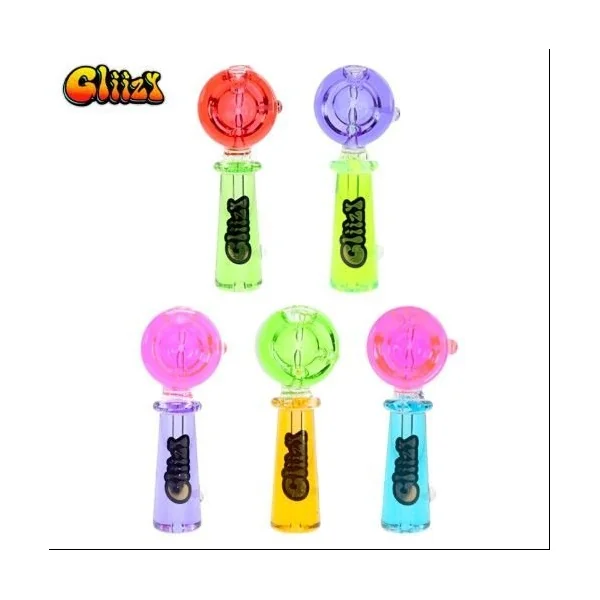 `Gliizy 4.4 Glycol Dual Color Hand Pipe Red/Green