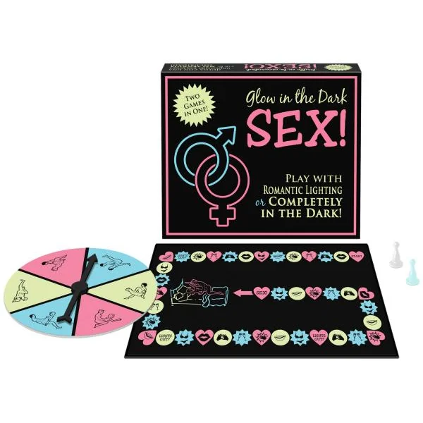 GLOW IN THE DARK SEX COUPLES GAME
