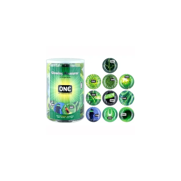 Glowing Condoms by One Condoms