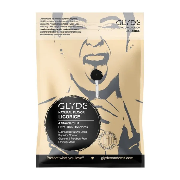 Glyde Ultra "Licorice" Flavored Condoms